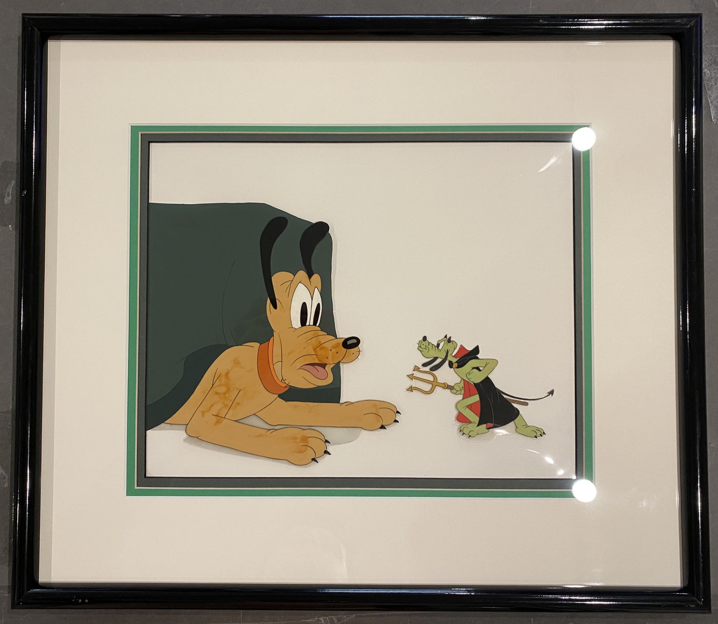 Original Walt Disney Production Cel featuring Pluto from Lend a Paw (1941)
