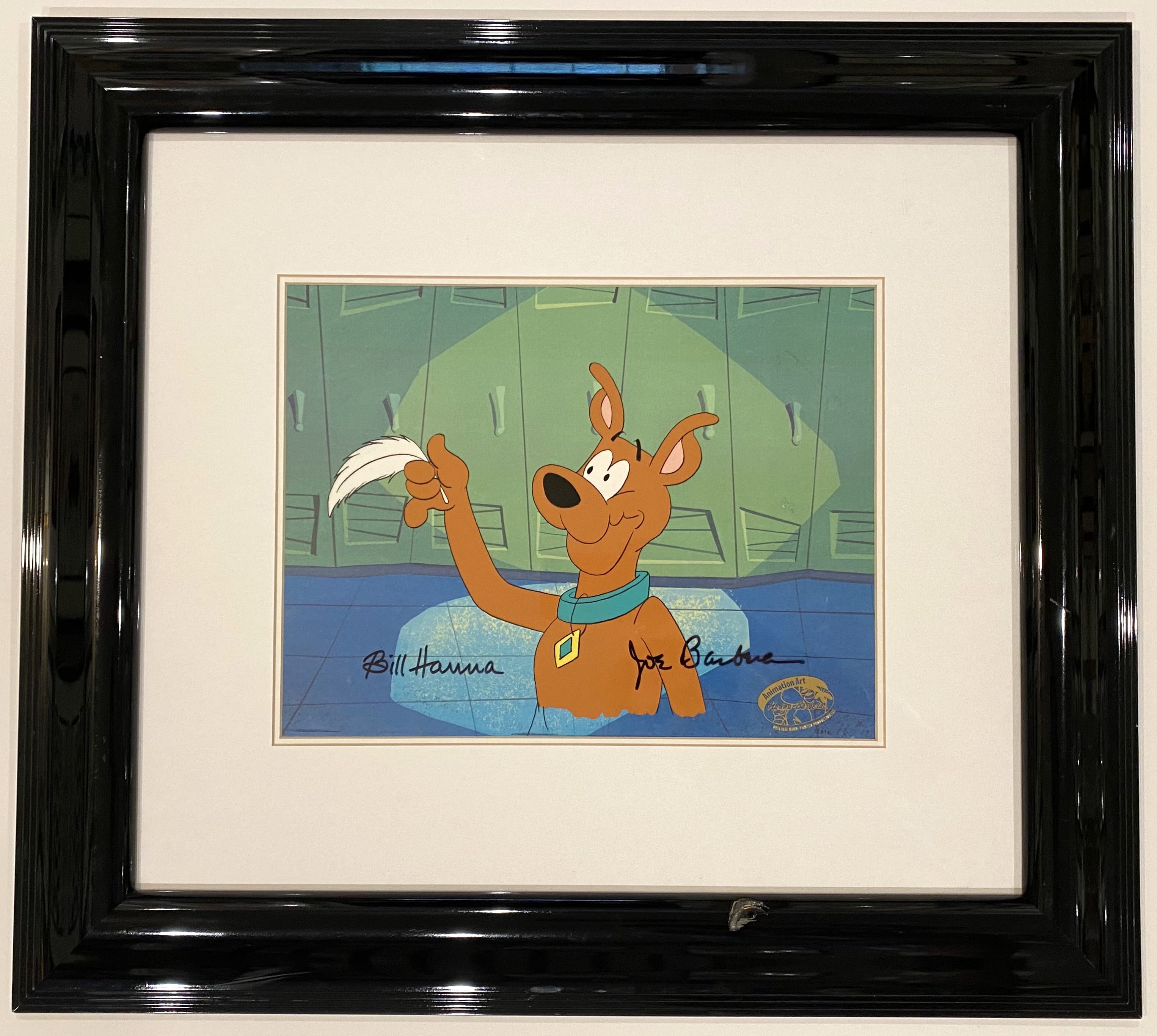 Original Hanna Barbera Production Cel From A Pup Named Scooby Doo Featuring Scooby Doo Signed By 6678