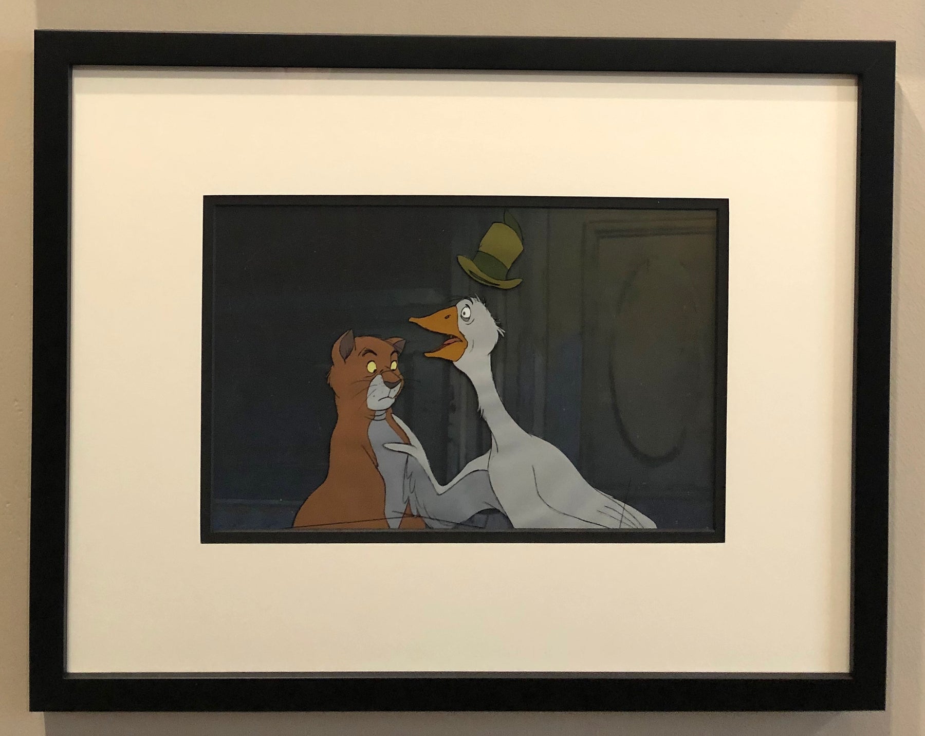 Original Walt Disney Production Cel From The Aristocats Featuring