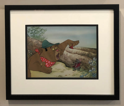 Original Walt Disney Production Cel from The Aristocats featuring Roquefort and Peppo
