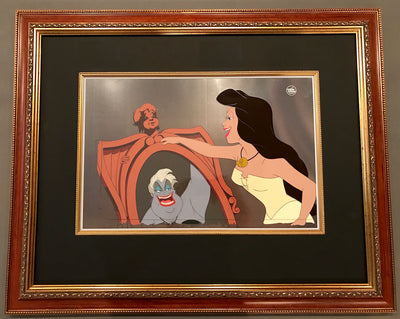 Original Walt Disney Production Cel from The Little Mermaid featuring Ursula, Personalized by Jodi Benson