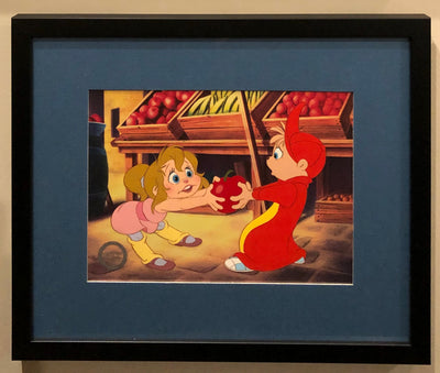 Original Bagdasarian Productions Production Cel of Alvin and Brittany from The Chipmunk Adventure