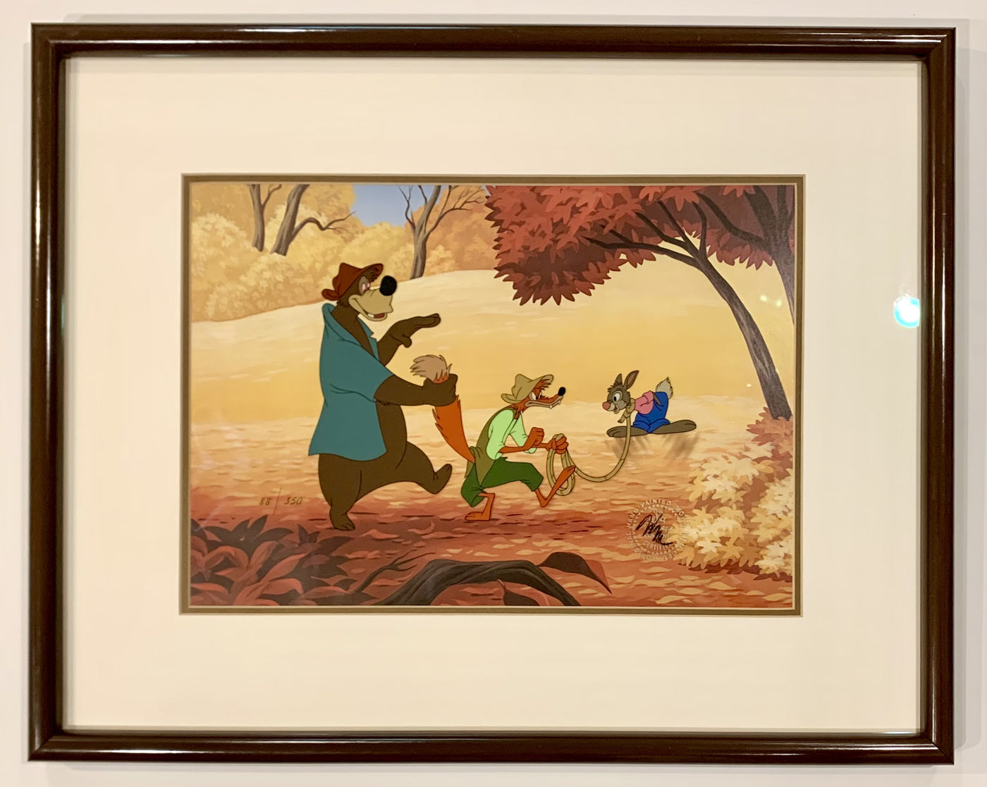 Disney Limited Edition Cel from Song of the South The Laughin' Place