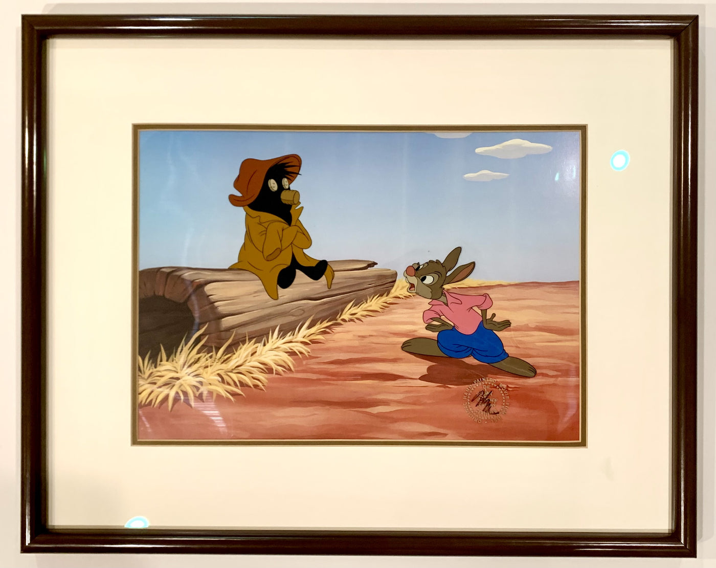 Disney Animation Art Limited Edition Cel from Song of the South The Tar Baby