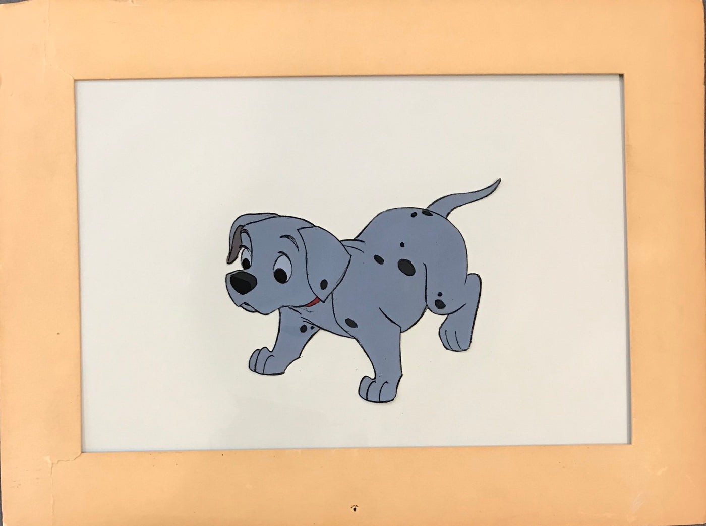 Original Walt Disney Production Cel from 101 Dalmatians featuring puppy (Pepper or Spot)