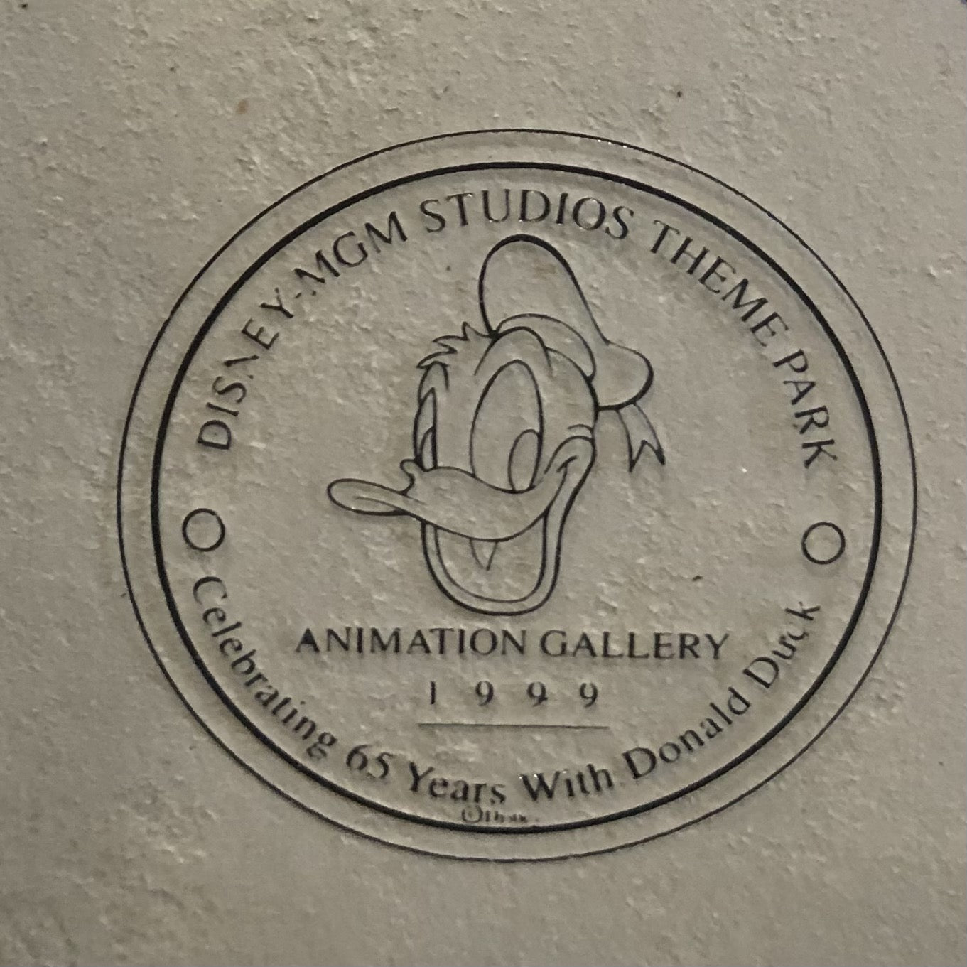 Walt Disney Sericel The Magic of Disney Animation Donald at the Drawing Board