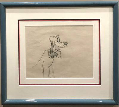 Original Walt Disney Production Drawing of Pluto