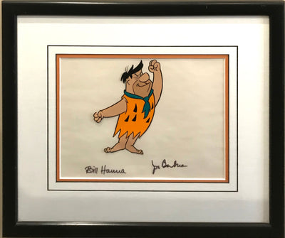 Hanna Barbera Production Cel from The Flintstones, Social Climbers, featuring Fred Flintstone