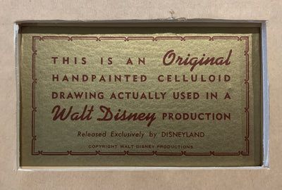 Original Walt Disney Production Cel from The Jungle Book featuring Shere Khan, Signed by Frank Thomas and Ollie Johnston