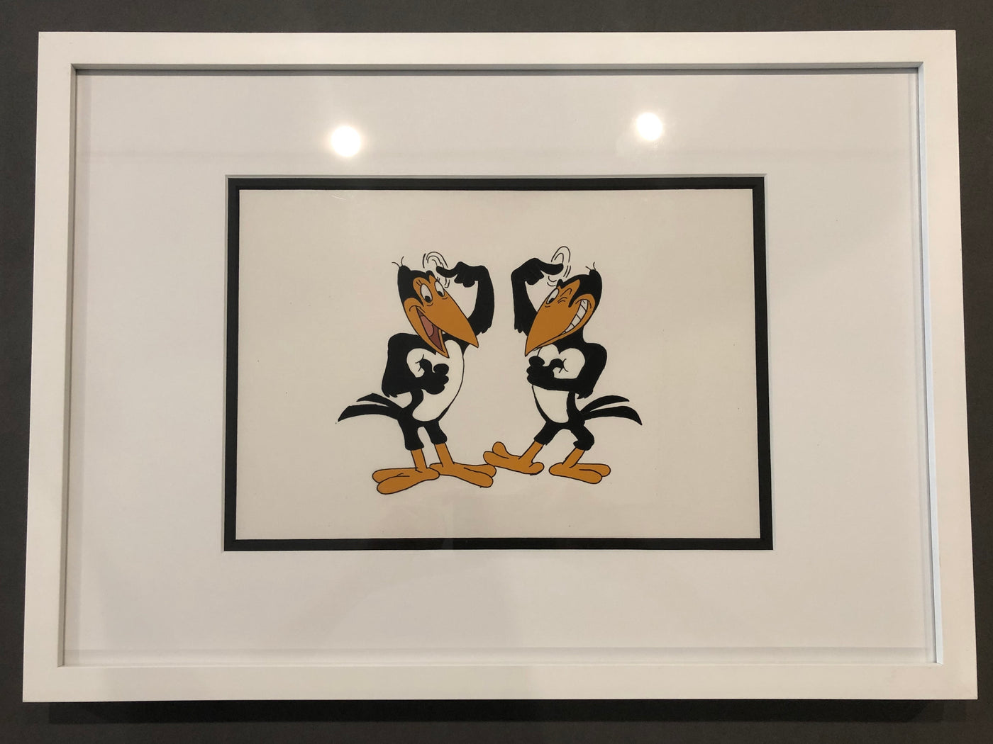 Production Cel of Heckle and Jeckle