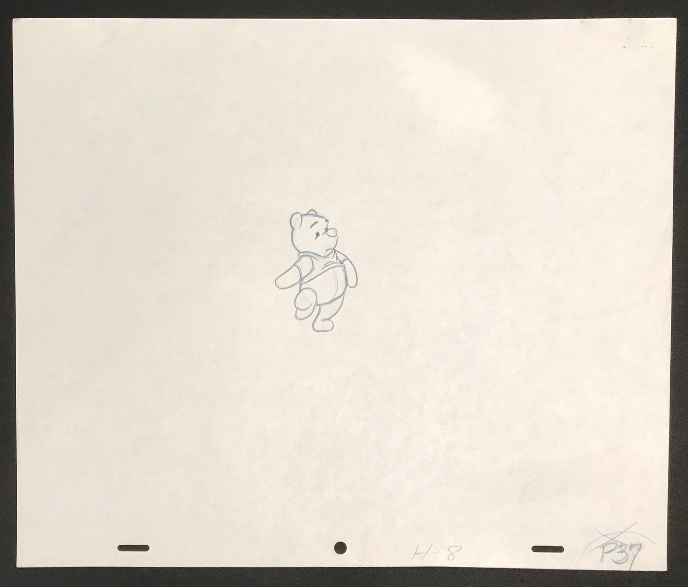 Original Walt Disney Production Drawing featuring Winnie the Pooh