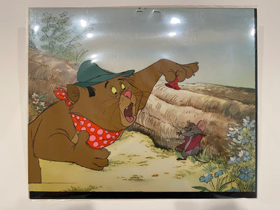 Original Walt Disney Production Cel from The Aristocats featuring Roquefort and Peppo