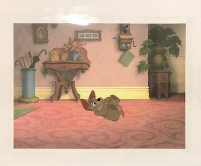 Original Walt Disney Production Cel from Lady and the Tramp featuring Baby Tramp
