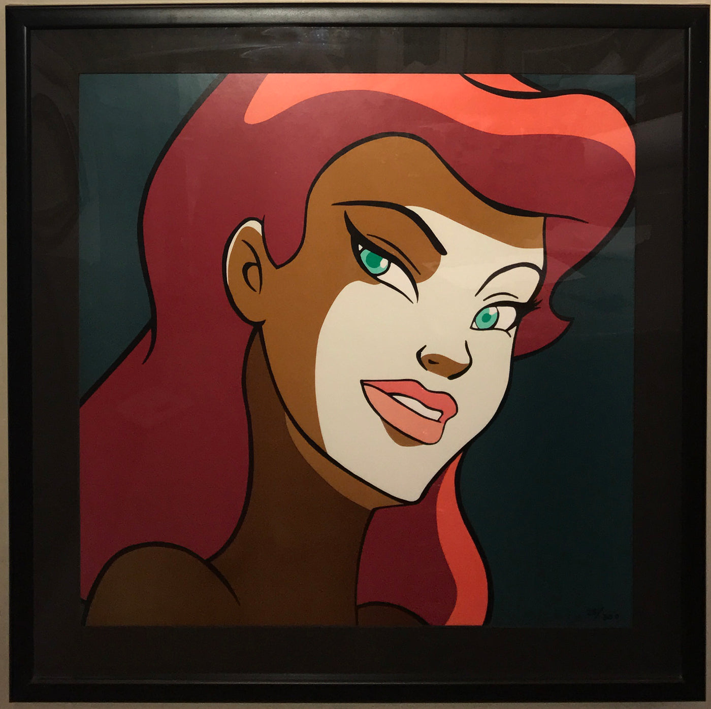 Original Warner Brothers Batman Limited Edition Lithograph, Poison Ivy