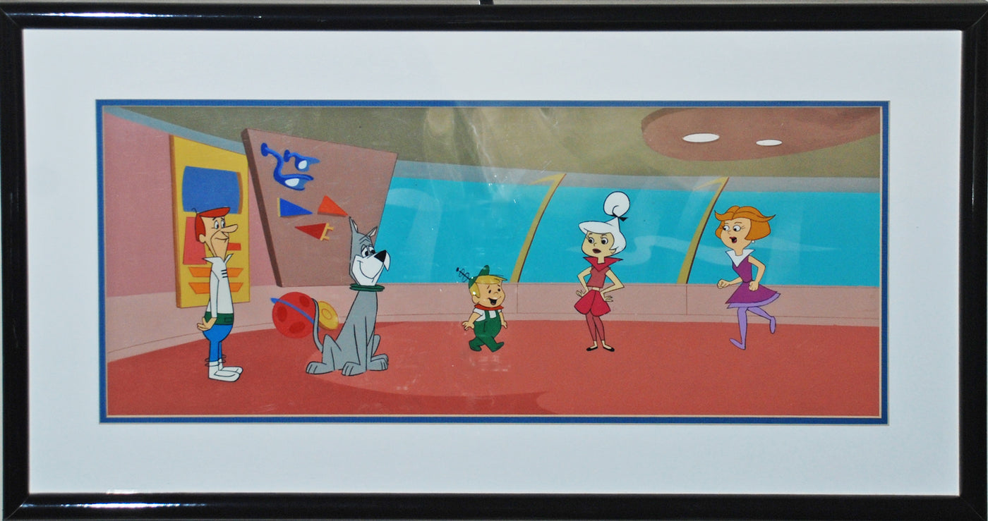 Original Hanna Barbera Pan Production Cel From The Jetsons