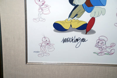Original Walt Disney Limited Edition Masters Series featuring Jiminy Cricket