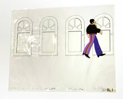 Original Beatles Production Cels From Yellow Submarine featuring John