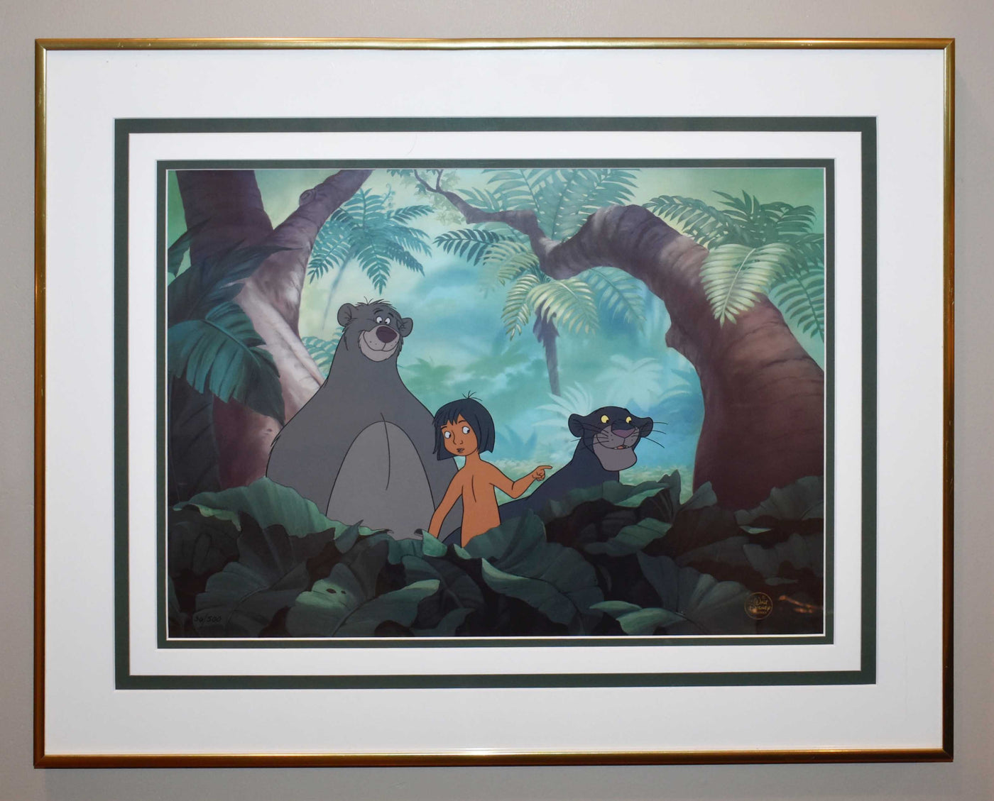 Original Walt Disney The Jungle Book Limited Edition Cel, Jungle Pals