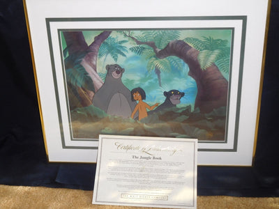 Original Walt Disney The Jungle Book Limited Edition Cel, Jungle Pals