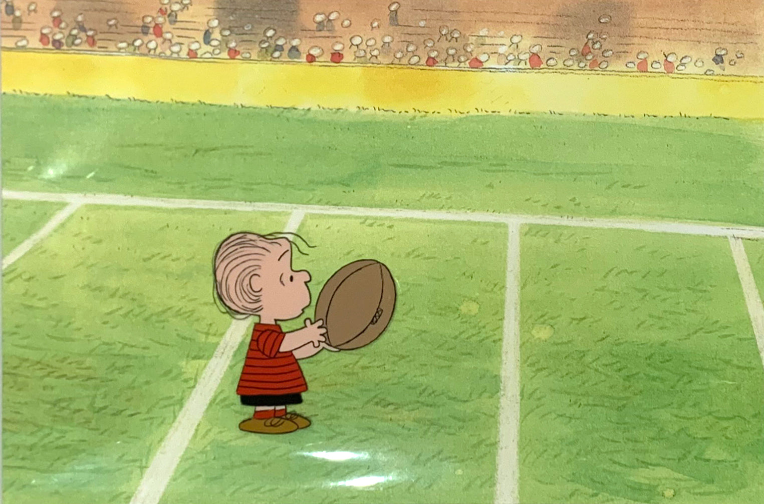 Original Peanuts Production Cel and Matching Production Drawing from T ...