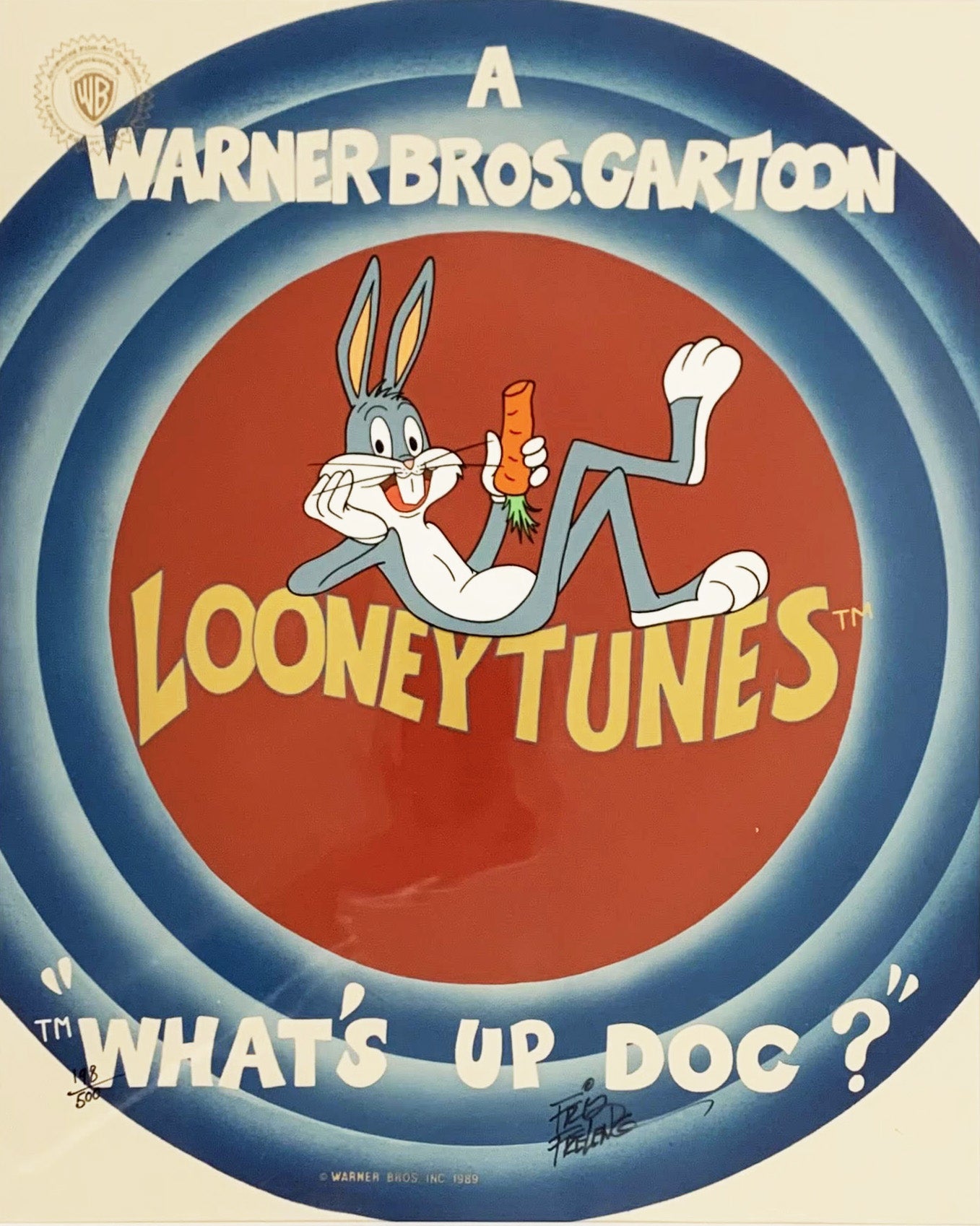 Original Warner Brothers Limited Edition Cel, What's Up Doc?
