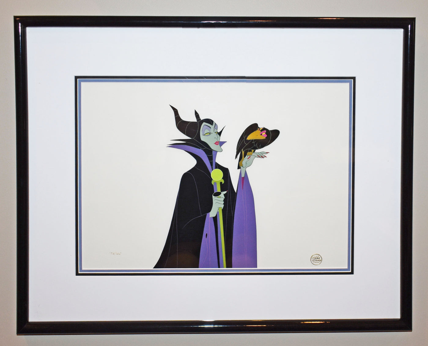 Original Disney Limited Edition Cel featuring Maleficent from Sleeping Beauty