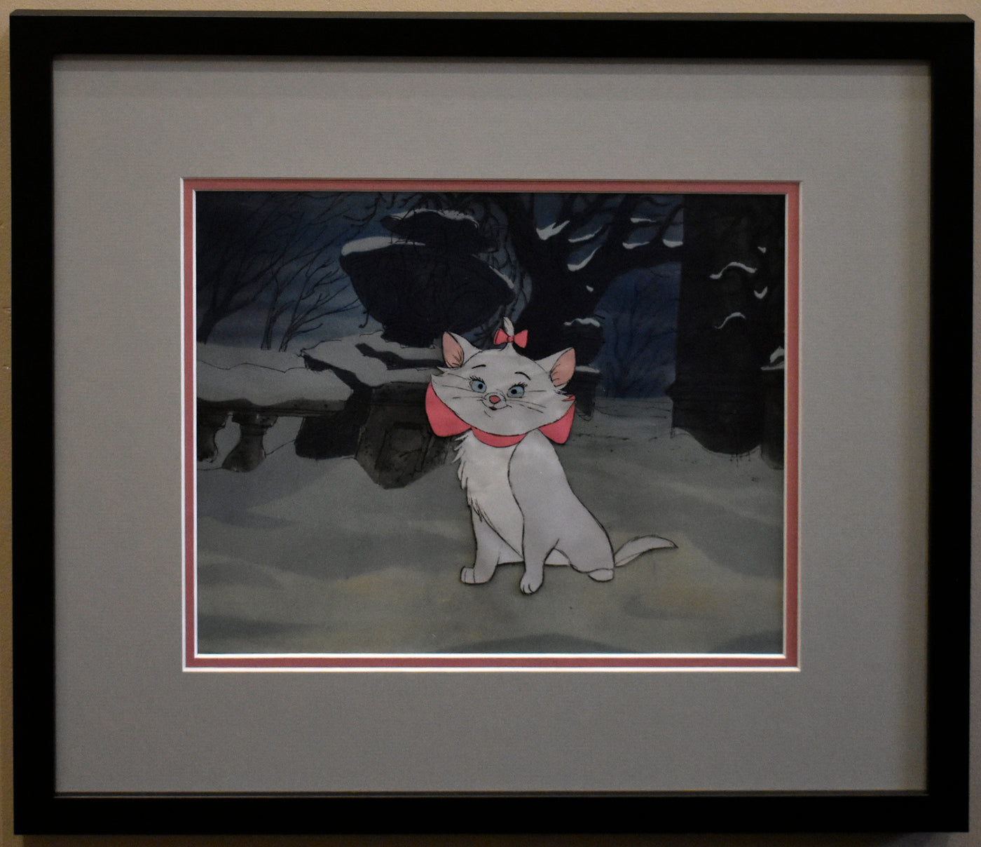 Original Walt Disney Production Cel from The Aristocats featuring Marie