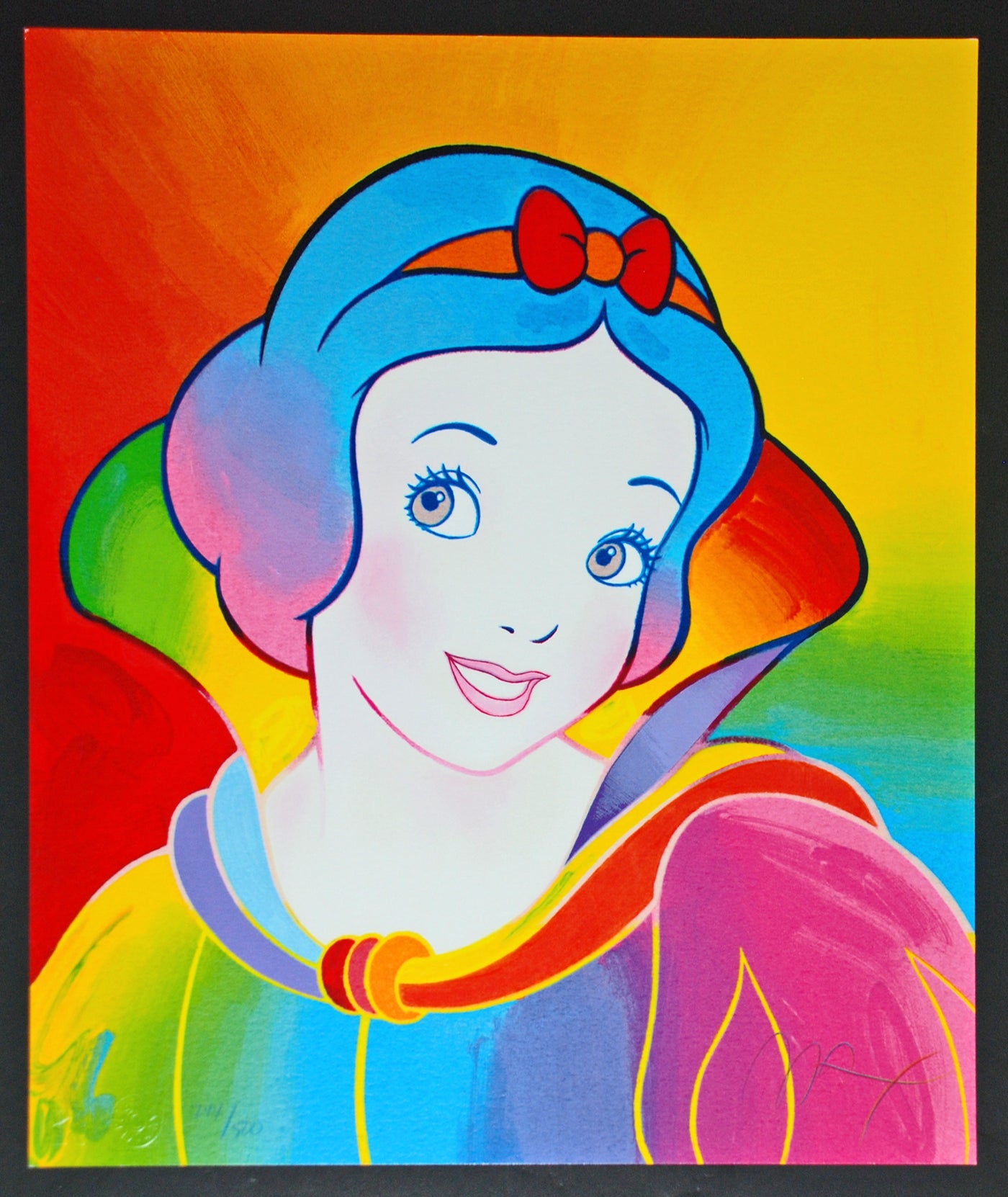 Screenprint Animation Peter Max Screenprint, Snow White (1994) – animationsensations.com
