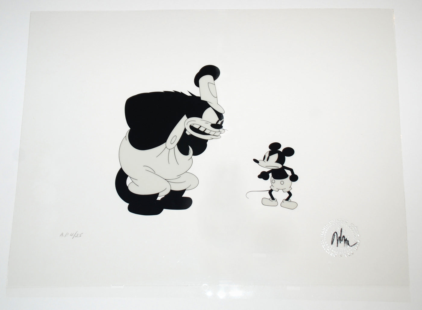 Original Walt Disney Mickey Mouse 50th Anniversary Commemorative Limited Edition Cel Portfolio