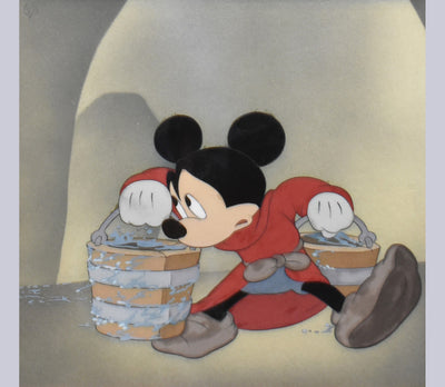 Original Walt Disney Production Cels on Courvoisier Background from Fantasia