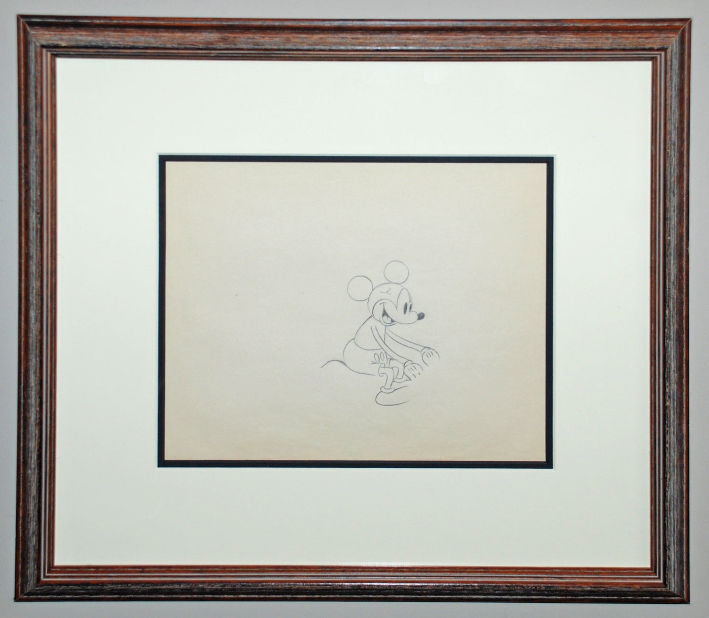 Original Walt Disney Production Drawing of Mickey Mouse from Puppy Love (1933)