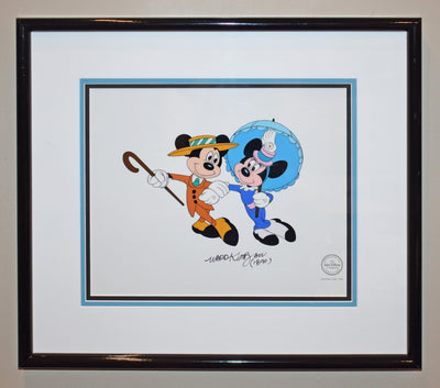Original Walt Disney Sericel from The Nifty Nineties signed by Ward Kimball