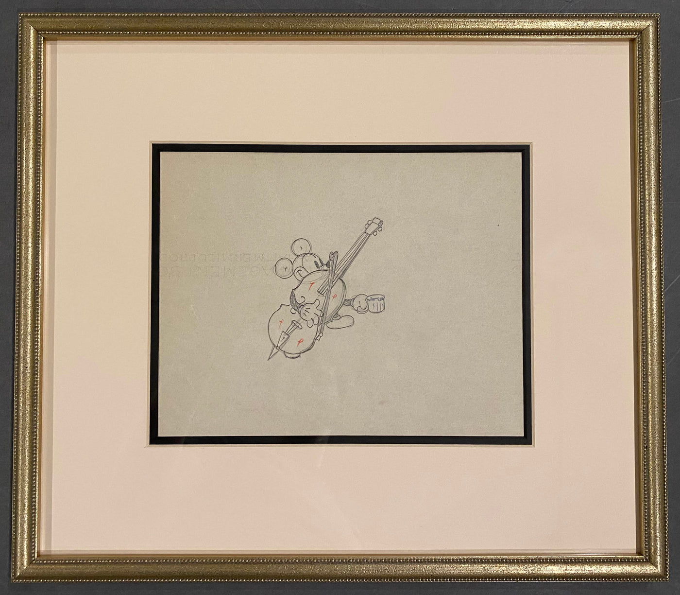 Original Walt Disney Production Drawing of Mickey Mouse from Mickey's Good Deed (1932)
