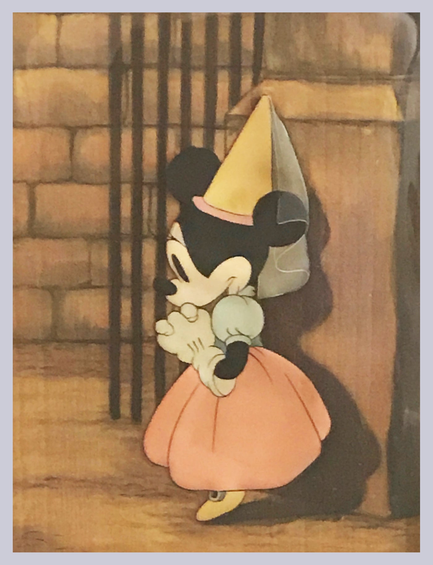 Original Walt Disney Production Cel of Minnie Mouse from Brave Little Tailor (1938)