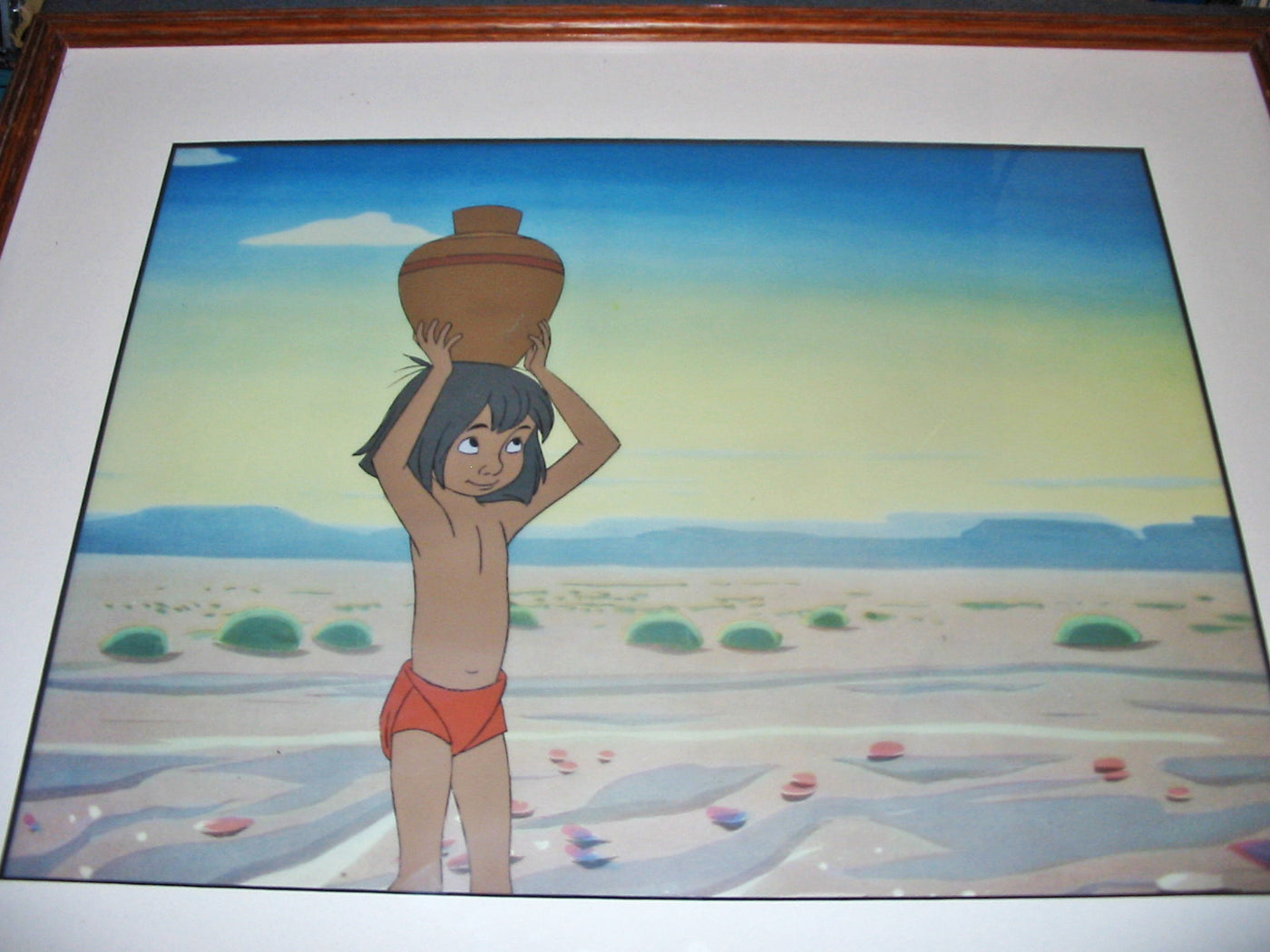 Disney Animation Production Cel featuring Mowgli
