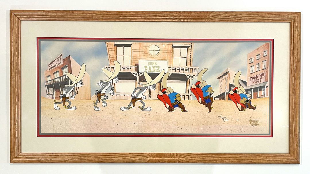 Warner Brothers Limited Edition Cel, Gunslingers, featuring Bugs