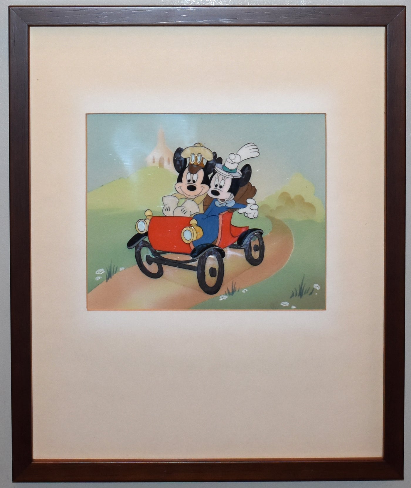 Original Walt Disney Production Cel from The Nifty Nineties (1941) Featuring Mickey Mouse