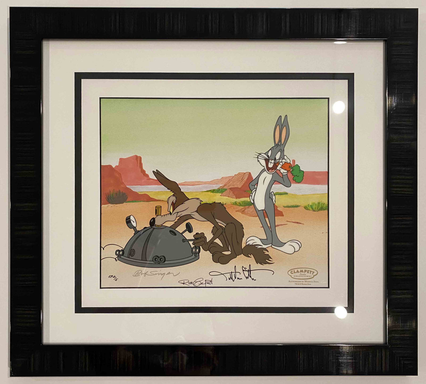 Warner Brothers "Genius" Bob Clampett Studios Limited Edition Cel from Operation Rabbit (1952)