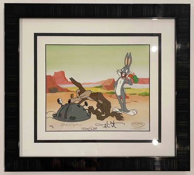 Warner Brothers "Genius" Bob Clampett Studios Limited Edition Cel from Operation Rabbit (1952)