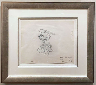 Original Walt Disney Production Drawing from Pinocchio