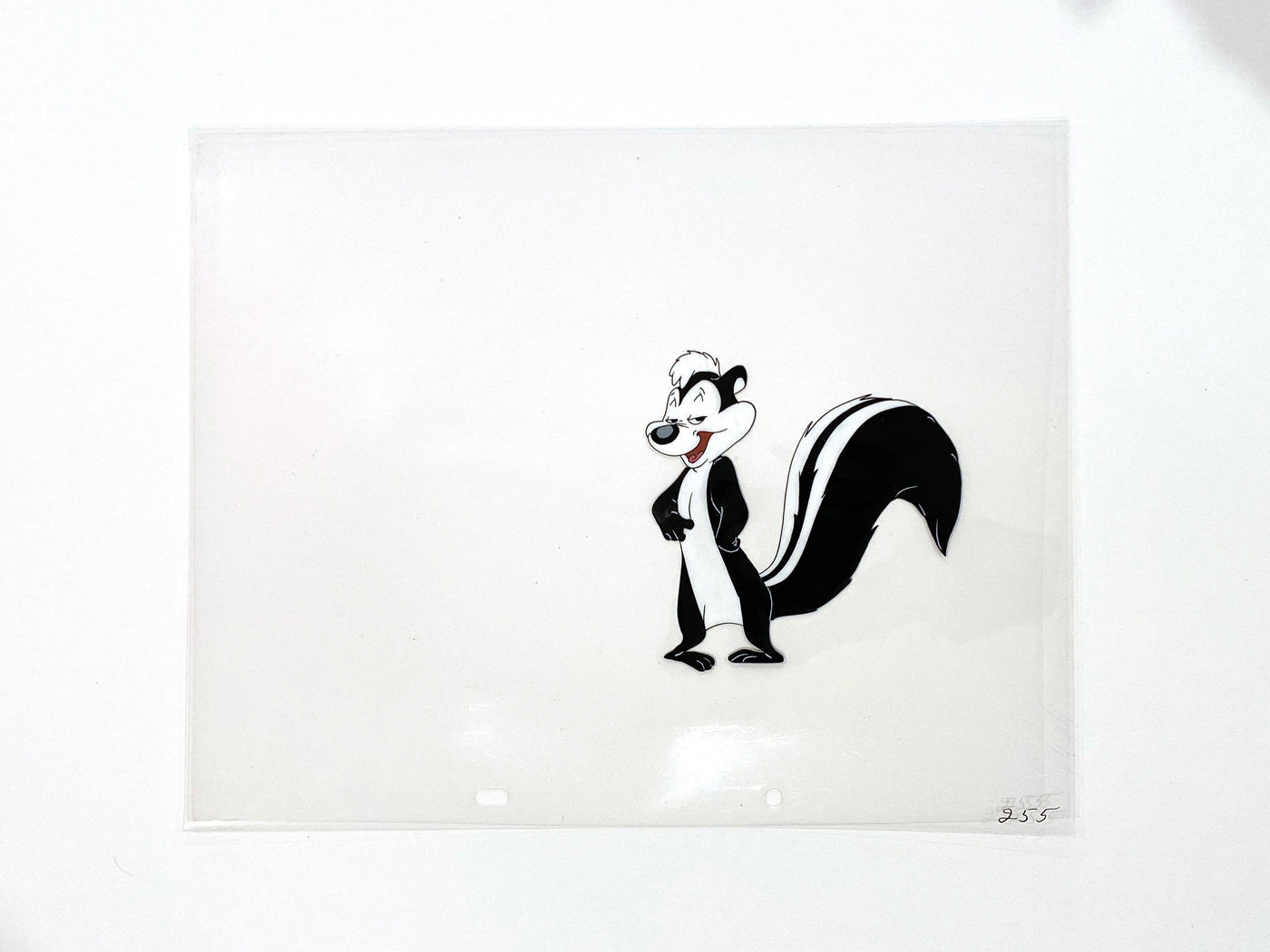 Original Warner Brothers Production Cel of Pepe Le Pew from Past Perfumance (1955)