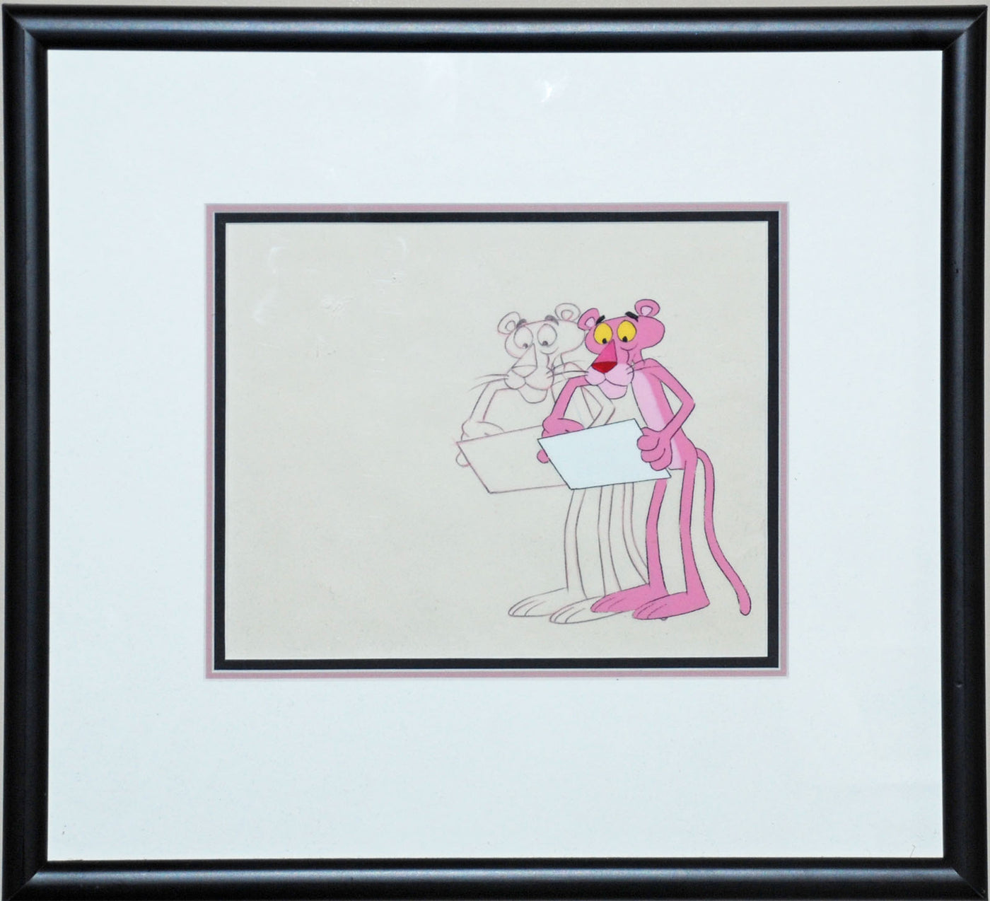 Original Pink Panther Production Cel featuring The Pink Panther