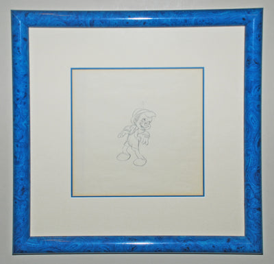 Original Walt Disney Production Drawing from Pinocchio featuring Pinocchio