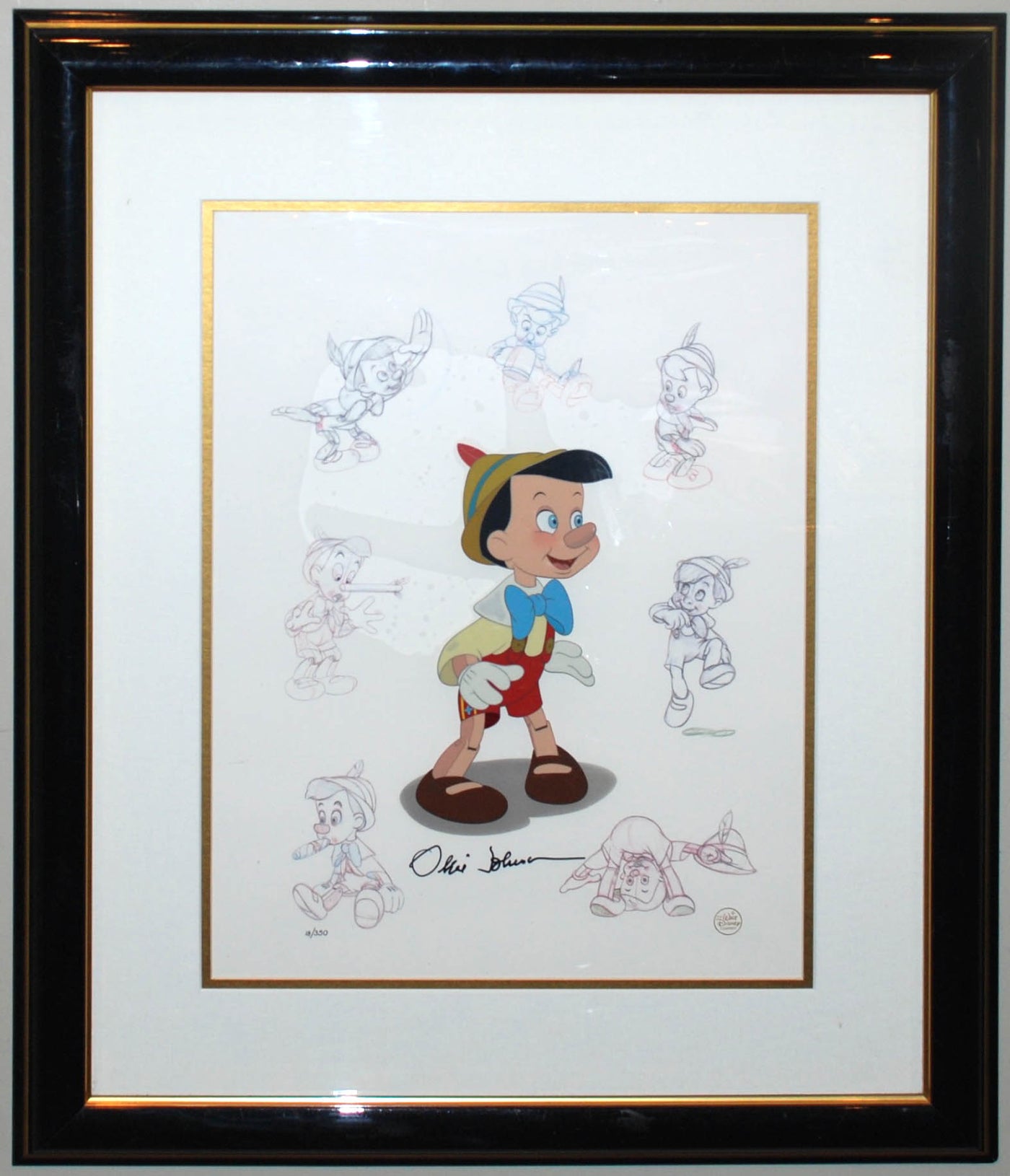 Original Walt Disney Limited Edition Masters Series featuring Pinocchio