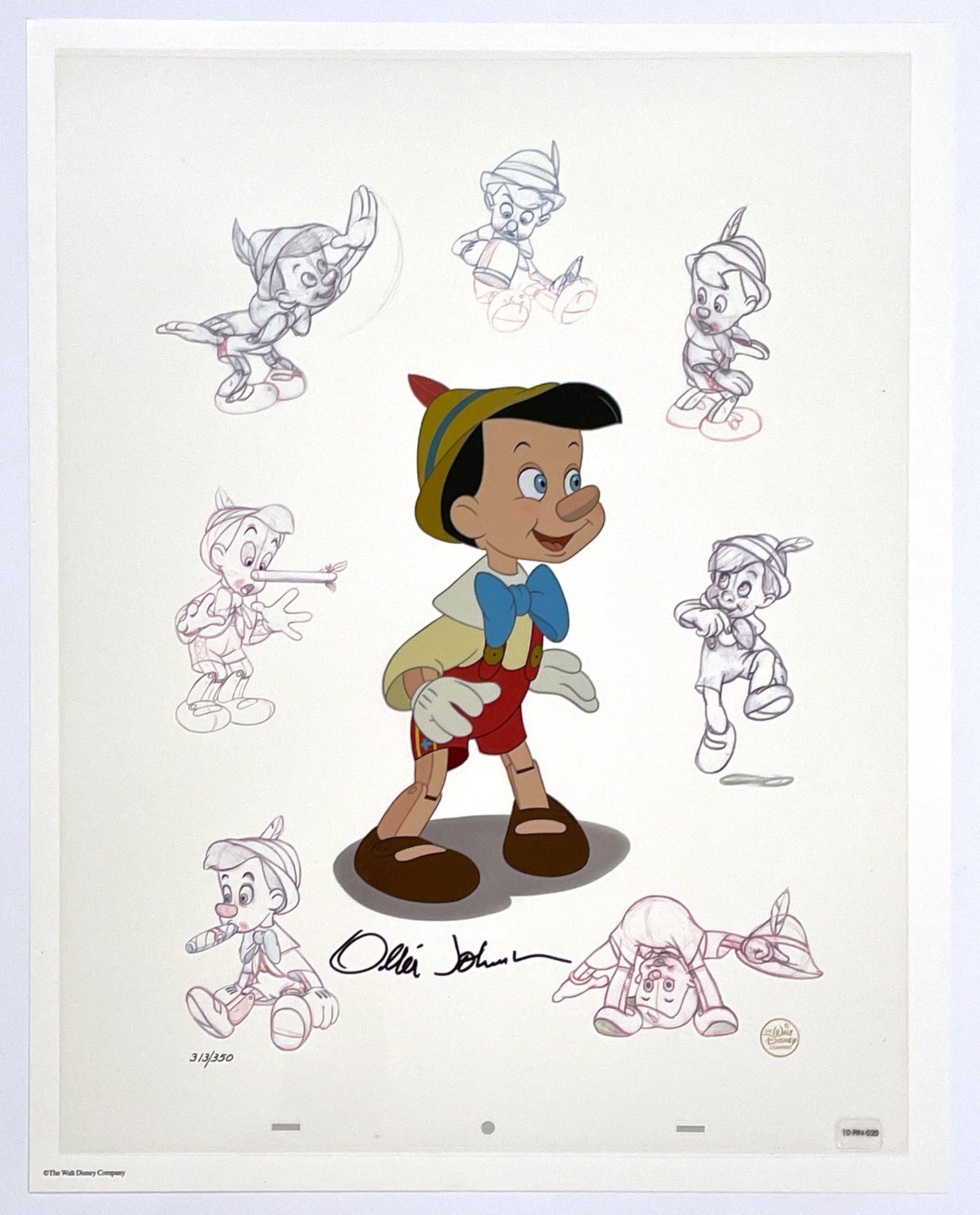 Original Walt Disney Limited Edition Masters Series featuring Pinocchio