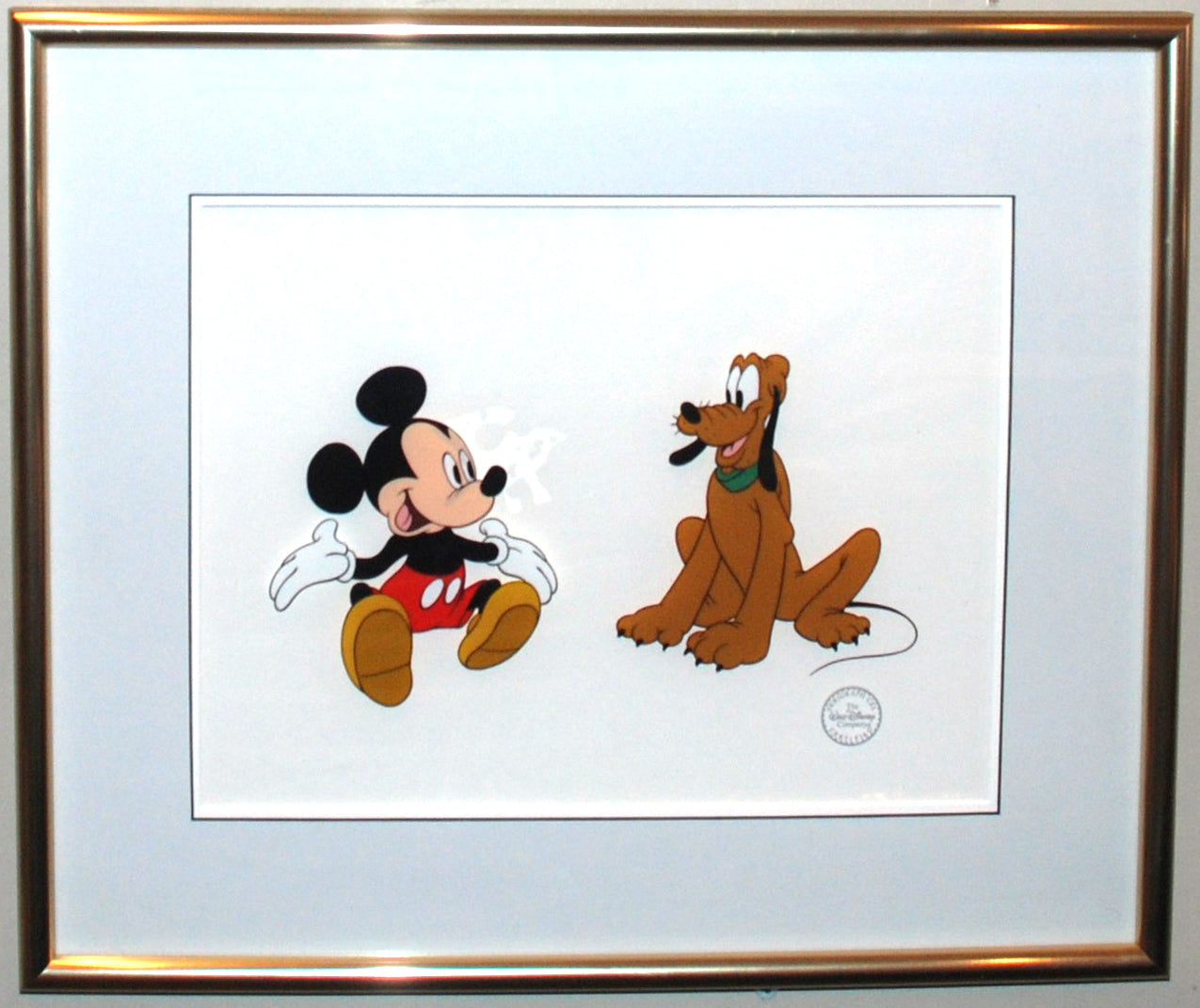 Original Walt Disney Limited Edition Sericel "Mr. Mouse Takes a Trip" Featuring Mickey Mouse and Pluto