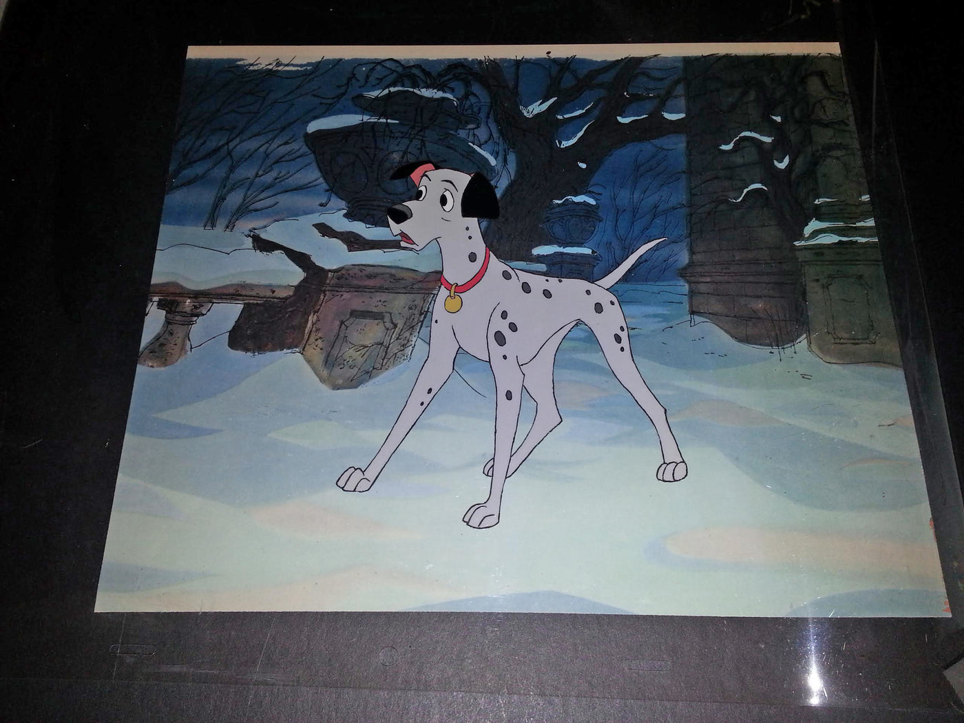 Original Walt Disney Production Cel from 101 Dalmatians featuring Pongo