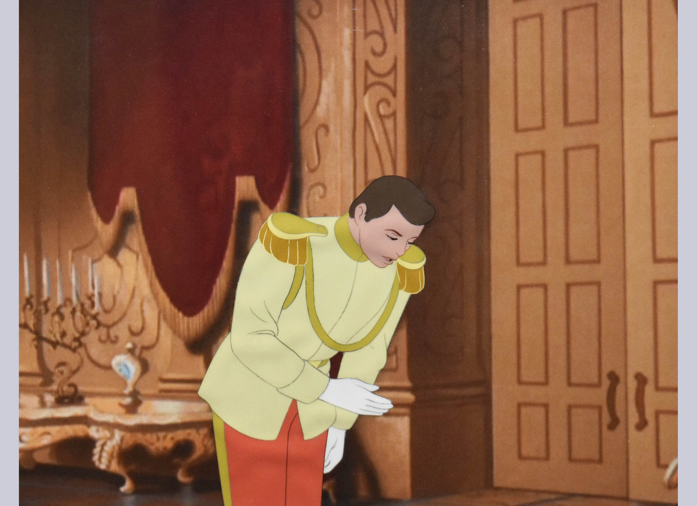 Original Walt Disney Production Cel Featuring Prince Charming
