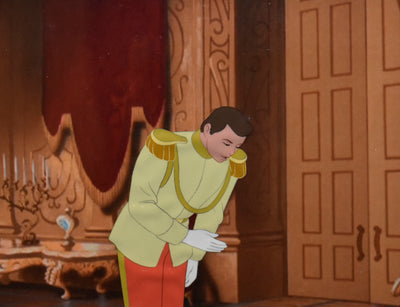 Original Walt Disney Production Cel Featuring Prince Charming
