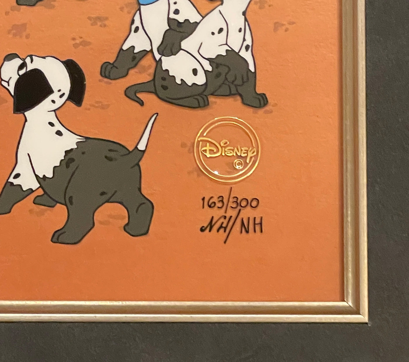 Walt Disney 101 Dalmatians Animation Art Limited Edition Cel, Puppies, Puppies Everywhere!